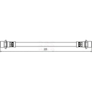 Apec Brake Hydraulic Hose Line Rear Left HOS4080