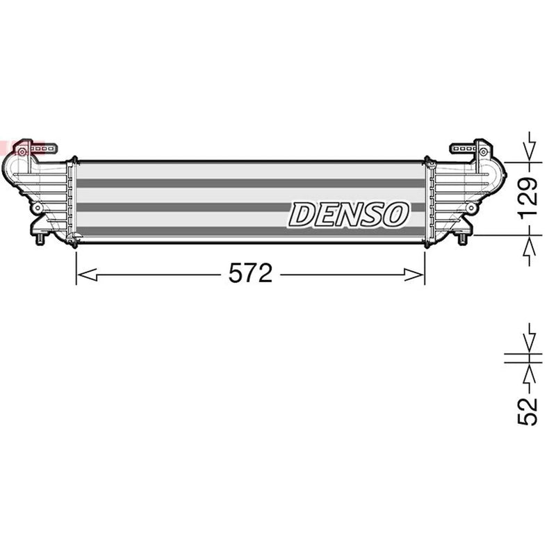 Denso Intercooler (Charge Air Cooler) DIT09121