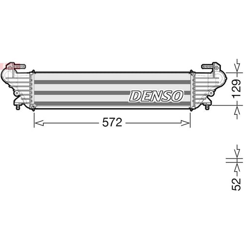 Denso Intercooler (Charge Air Cooler) DIT09121