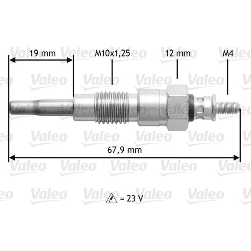 Valeo Diesel Engine Glow Plug 345196