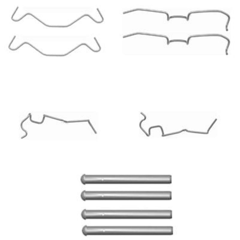 Textar Brake Pad Accessory Fitting Kit Front 82506300