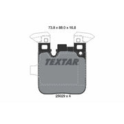 Textar Rear Brake Pad Set 2502901