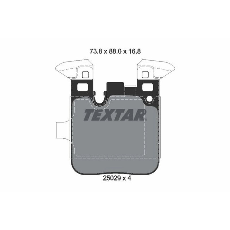 Textar Rear Brake Pad Set 2502901