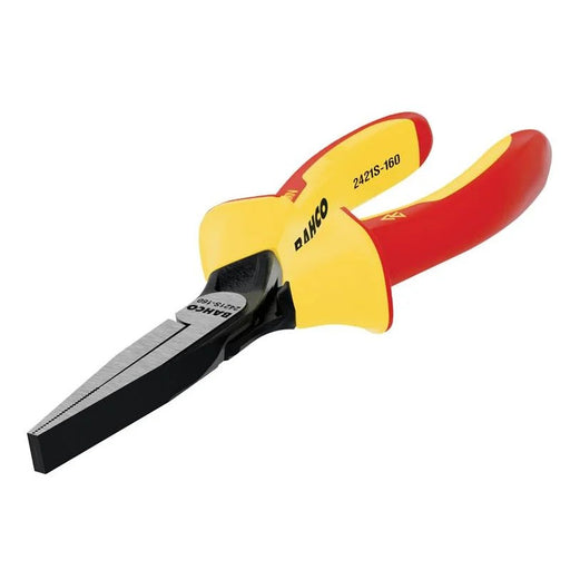 Bahco 2421S ERGO™ Insulated Flat Nose Pliers 160mm (6.1/4in) - 2421 S-160