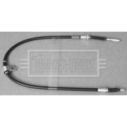 Borg & Beck Handbrake Cable Right Rear BKB3233