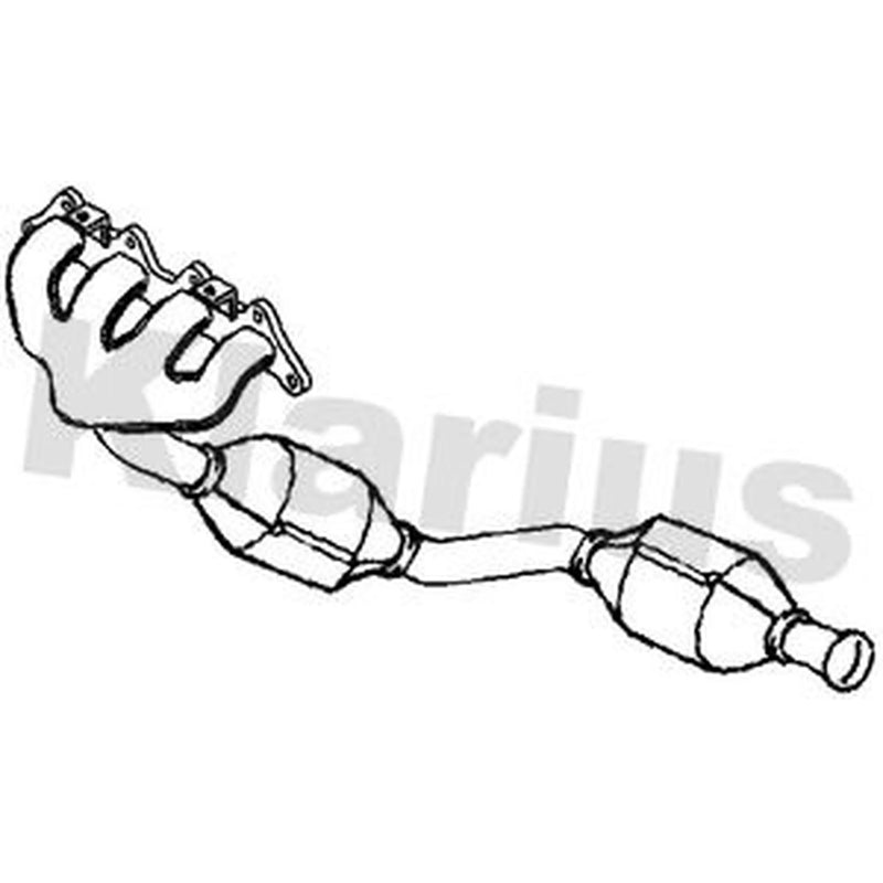 Klarius Catalyst Type Approved With Pipe Front 322643