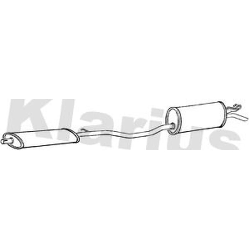Klarius Box With Tail Pipe Rear FT808A