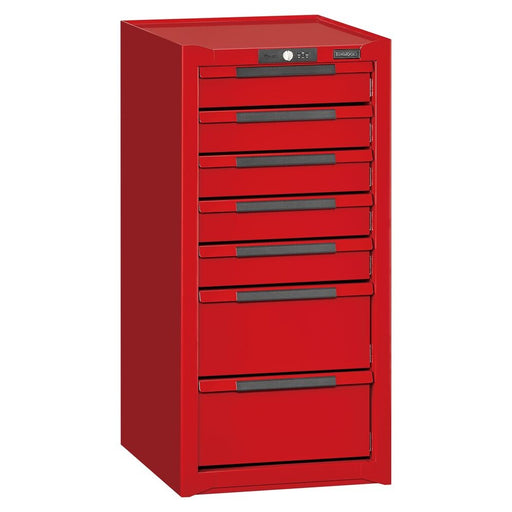 Teng Tools Mobile Tool Storage Side Cabinet TSC15R7 Red 7 Drawers