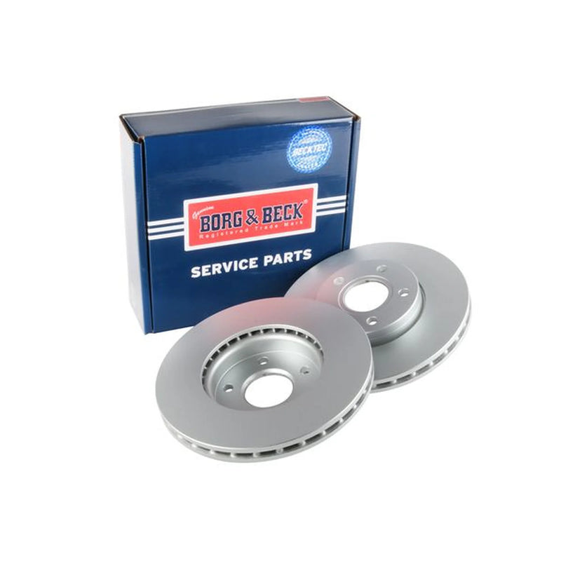 Borg & Beck 2 x Vented Front Brake Discs BBD5244