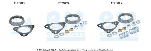 BM Catalysts Exhaust Pipe Mounting Fitting Kit Installation Fits Mazda 626 BM - Town Parts