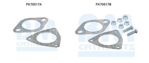 BM Catalysts FK70517B Exhaust Pipe Mounting Fitting Kit Fits Renault Safrane BM - Town Parts