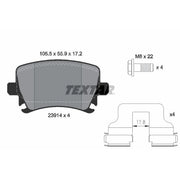 Textar Rear Brake Pad Set 2391401