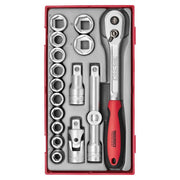 Teng Tools Socket Set 1/2" Drive 17 Pieces TT1
