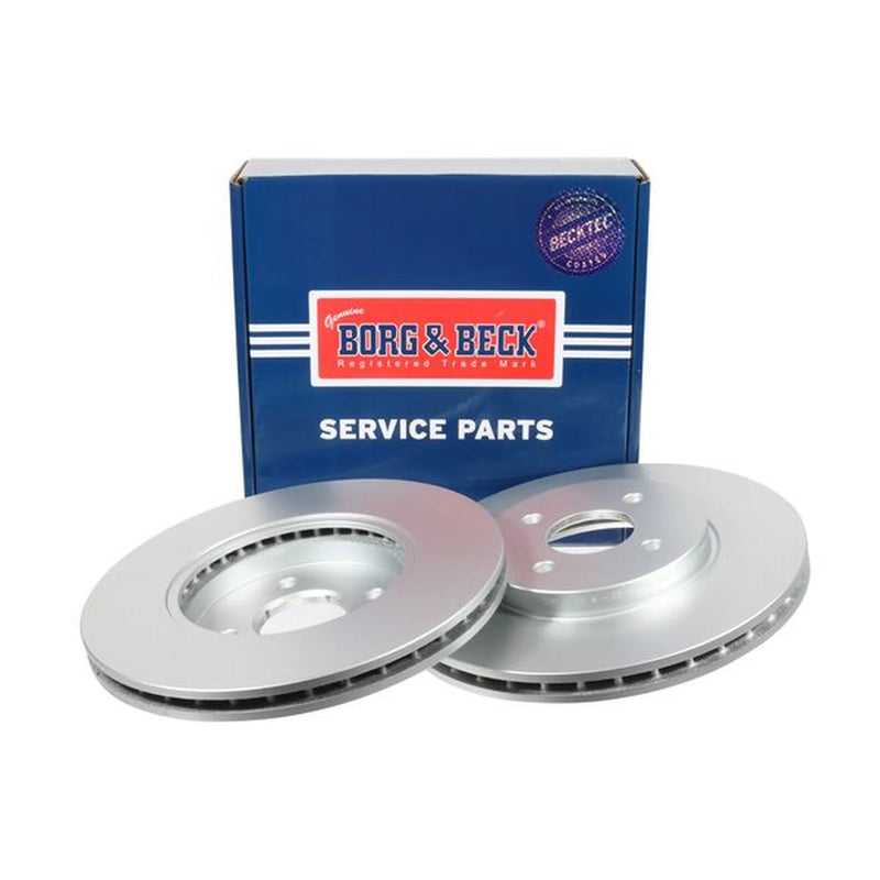Borg & Beck 2 x Vented Front Brake Discs BBD4420