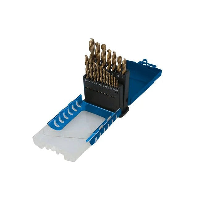 Laser Tools Titanium Coated Drill Set 19pc - PL