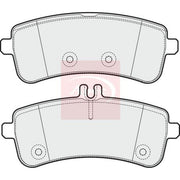 Apec Rear Brake Pad Set PAD2023