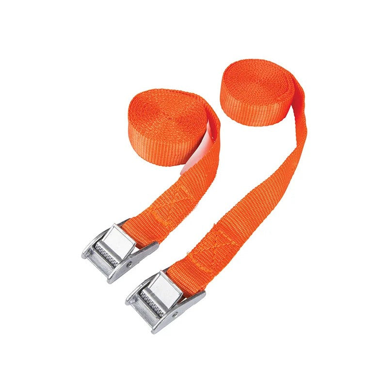 BlueSpot Tools Cam Buckle Tie-Down Straps Twin Pack 2.5m - 45404