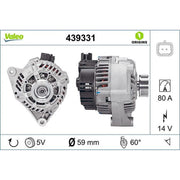 Valeo Car Alternator 12V 439331
