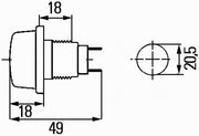 Hella 2PF 003 563-177 Position Light