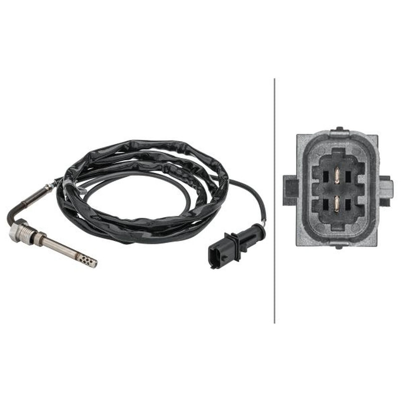 Hella Exhaust Gas Temperature Sensor after soot particulate fil 6PT 358 181-621