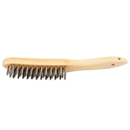 Connect 4 Row Wooden Handle Wire Scratch Brush 4pc - CPL