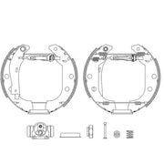 Mintex Brake Shoe Set Axle Kit MSP181
