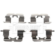 Borg & Beck Brake Pad Accessory Fitting Kit Front BBK1301