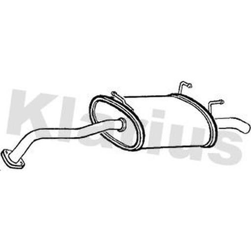 Klarius Box With Tail Pipe Rear DN599C