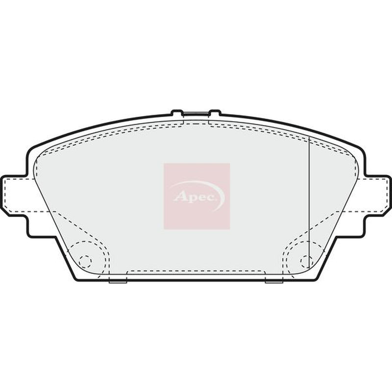 Apec Front Brake Pad Set PAD1170