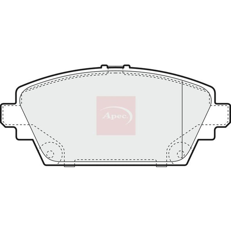 Apec Front Brake Pad Set PAD1170