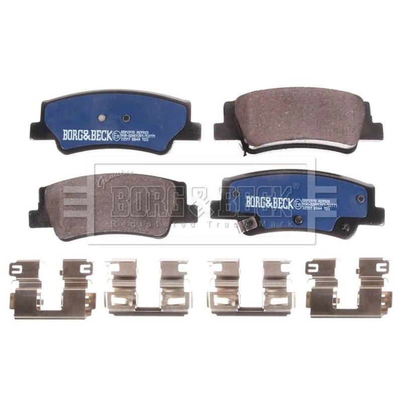Borg & Beck 4 x Rear Brake Pad Set BBP2970