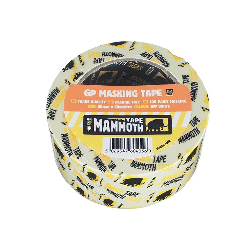 Everbuild Sika Mammoth Retail Masking Tape 19mm x 50m