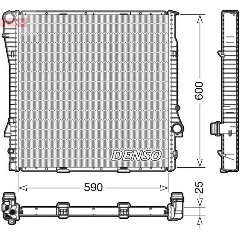 Denso Engine Radiator DRM05113
