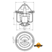 NRF Thermostat,Coolant 725026