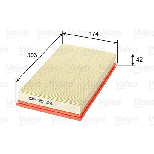 Valeo Engine Air Filter 585374