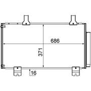 Mahle Air Conditioning Condenser AC 610 000S