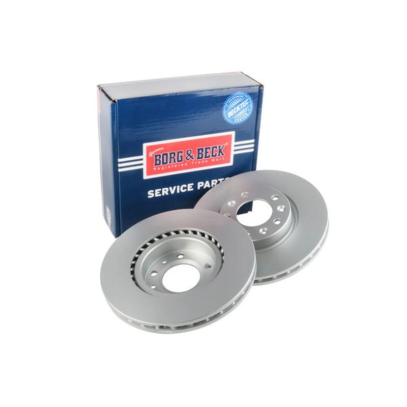 Borg & Beck 2 x Vented Front Brake Discs BBD5360