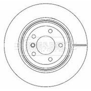 Borg & Beck 2 x Vented Rear Brake Discs BBD4473