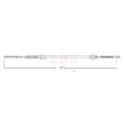Apec Handbrake Cable Right Rear CAB1681