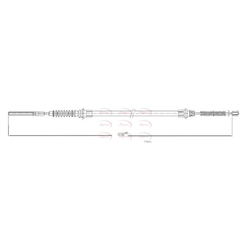Apec Handbrake Cable Right Rear CAB1681