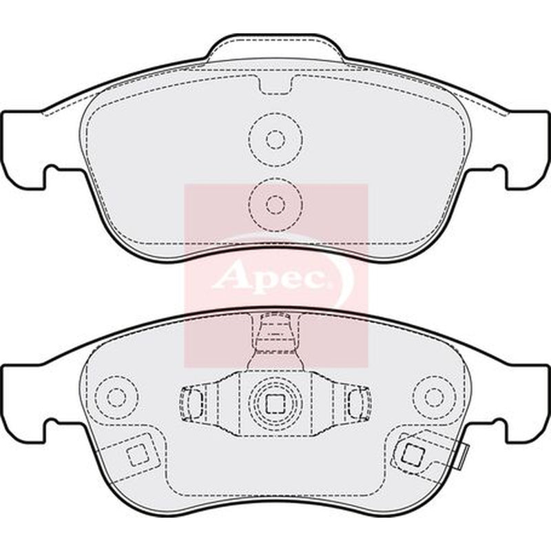 Apec Front Brake Pad Set PAD2090
