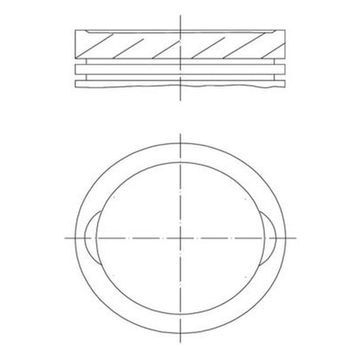 Mahle Piston Cylinder Bore = 83mm 038 13 00