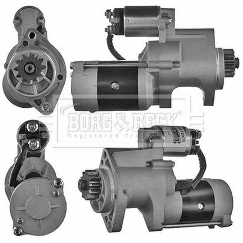 Borg & Beck Starter Motor 12V 2.2kW 12 Teeth BST2026