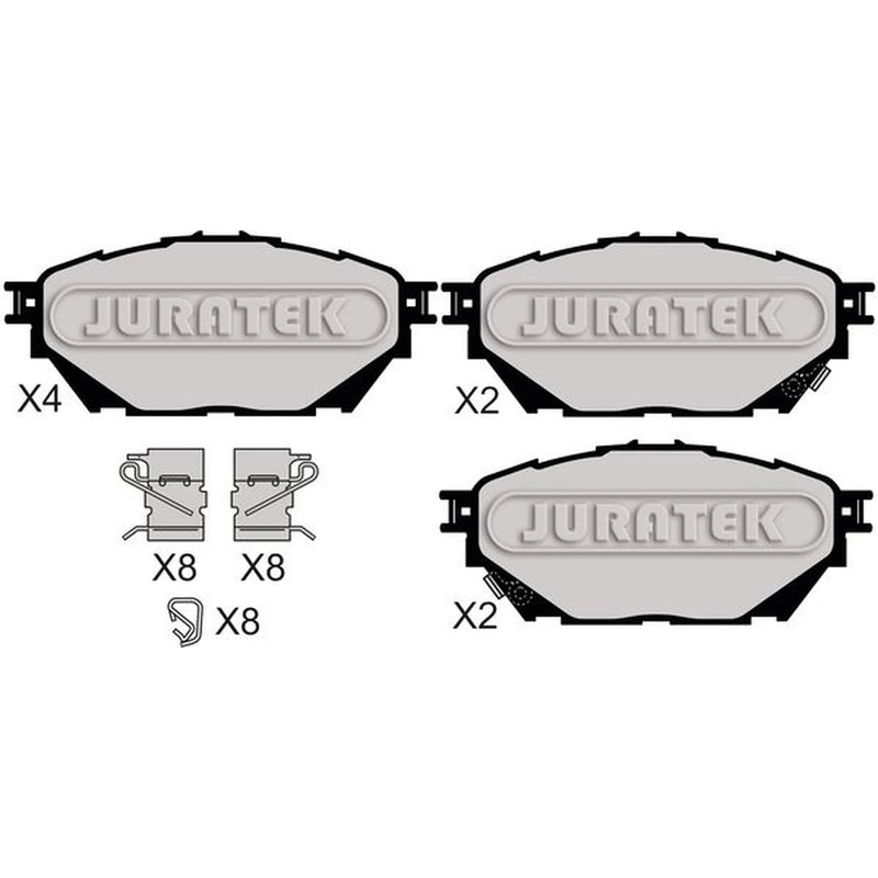 Juratek Front Brake Pad Set JCP8072