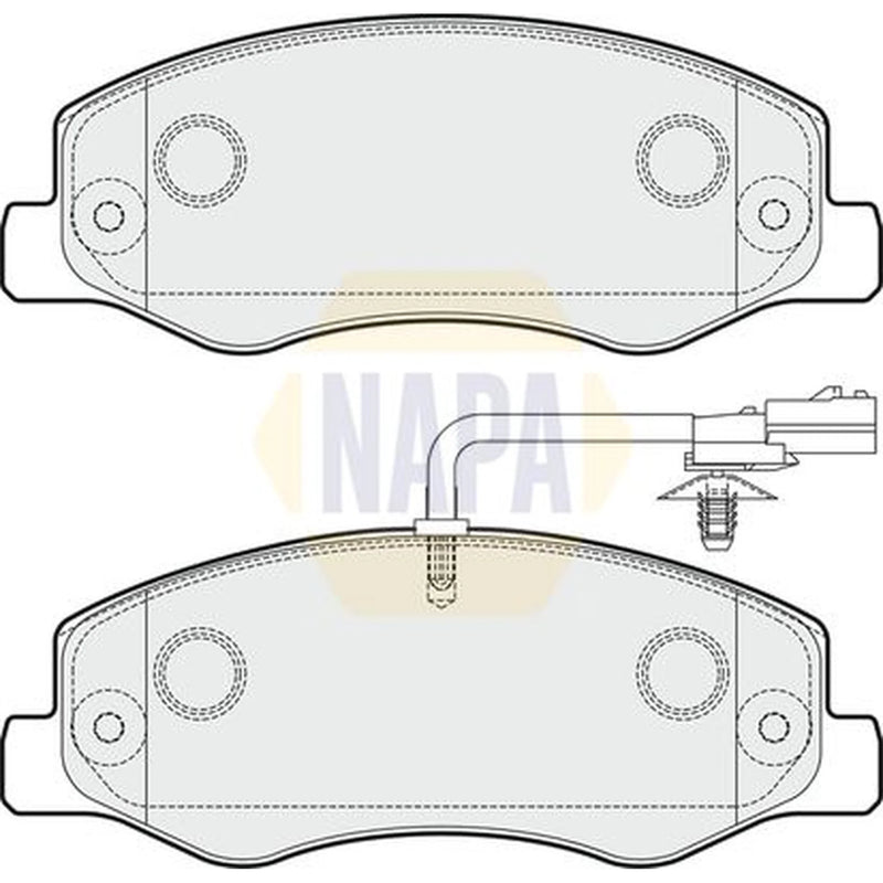 NAPA Rear Brake Pad Set NBP1408