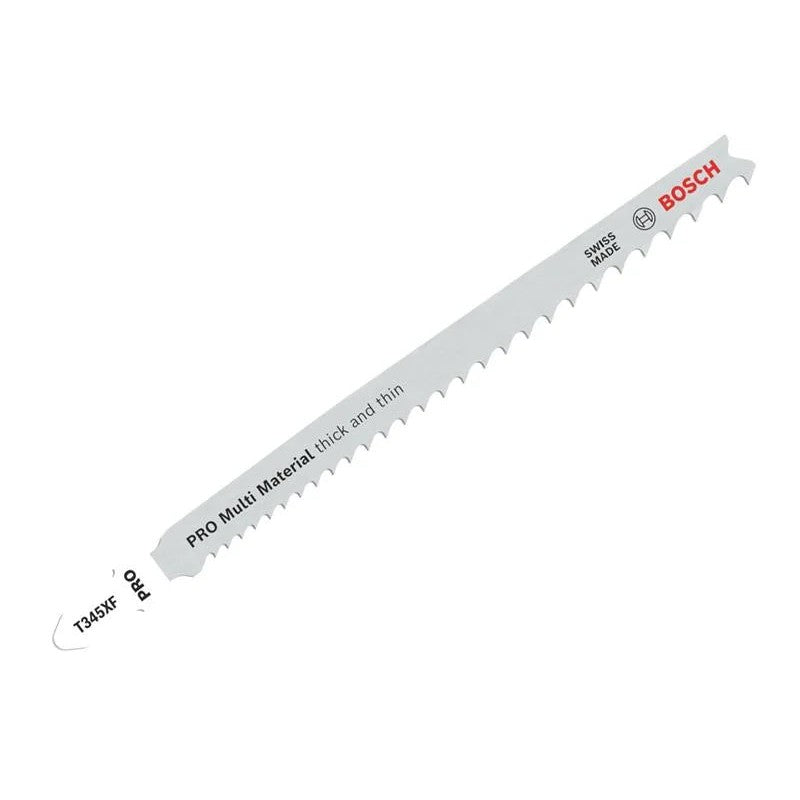 Bosch Powertool Accessories PRO Multi Material T345XF Jigsaw Blade 132mm Pack of