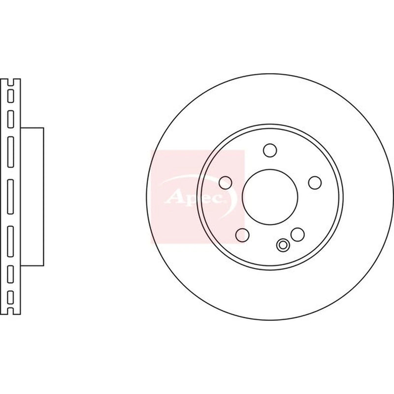 Apec Front Brake Discs DSK3272