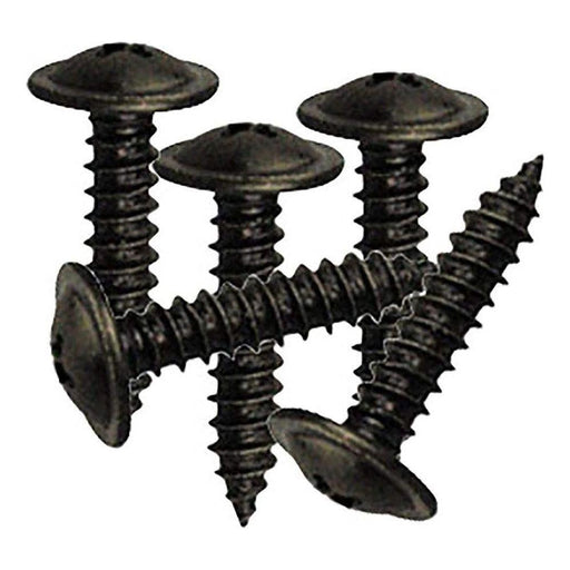 Wot-Nots Screw Self Tap Flanged - 1/2in. & 3/4in. No 10 Black - Pack of 7 Pearl Automotive  - Town Parts