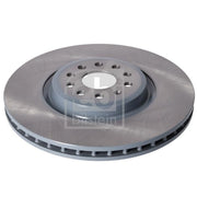 Febi 2 x Internally Vented Front Brake Discs 186357