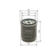Bosch Fuel Filter Element 1 457 434 321